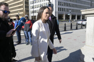 María Corina Machado llega a la Casa Blanca para un almuerzo con Trump